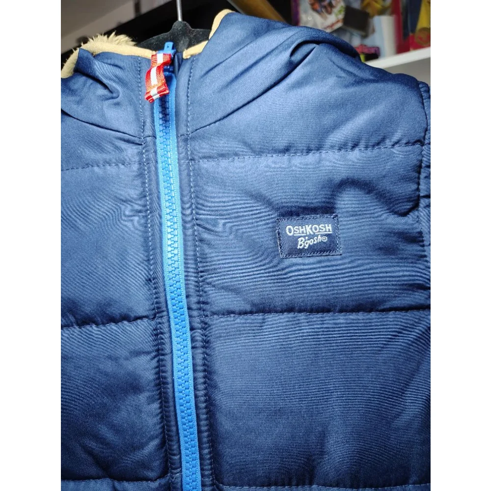 OshKosh B’gosh Reversible Puffer Jacket – Size S/4 (4T) – NWT
